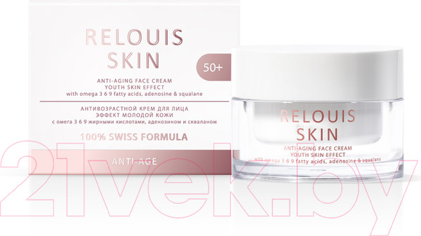 Изображение товара Крем для лица Relouis Skin Anti-Age Эффект молодой кожи 50+ (40г)