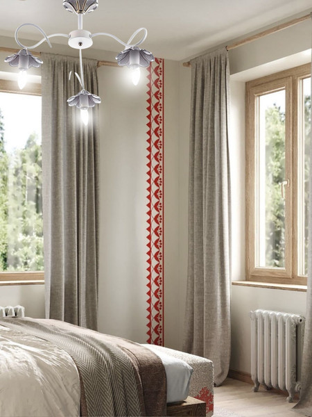 Изображение товара Люстра Aitin-Pro НПБ 02-3х40-105 / RH8076/3 (белый/бронза)