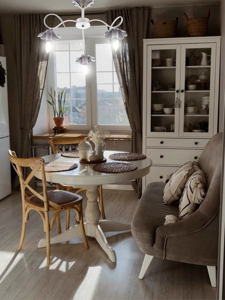 Изображение товара Люстра Aitin-Pro НПБ 02-3х40-105 / RH8076/3 (белый/бронза)