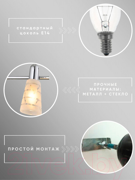 Изображение товара Спот Aitin-Pro НПБ 02-3х40-102 / 16243/3 (хром)