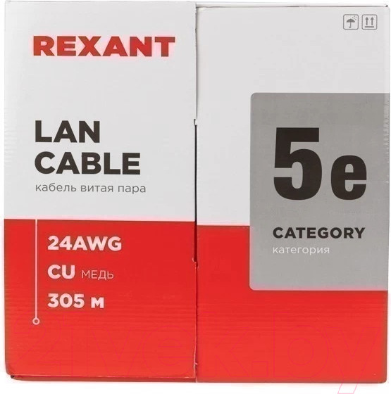 Изображение товара Кабель Rexant U/UTP CAT 5e ZH нг(А)-HF / 01-0065