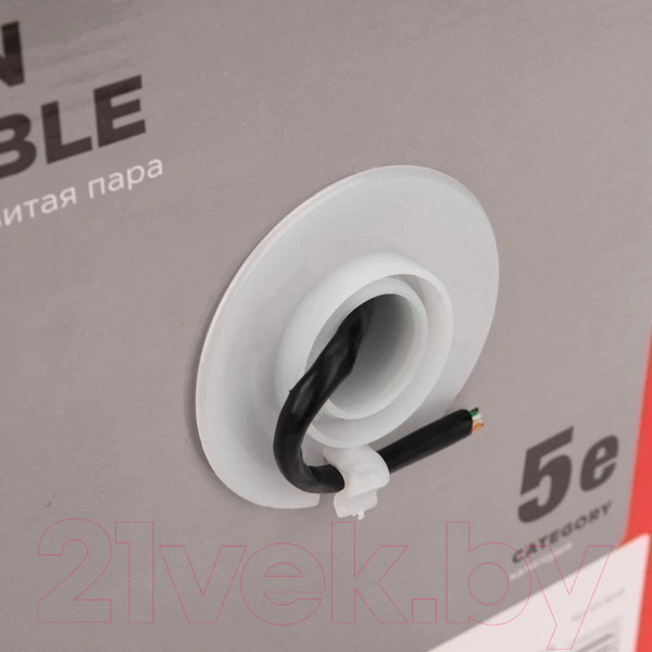 Изображение товара Кабель Rexant U/UTP CAT 5e PE 4PR 24AWG / 01-0045