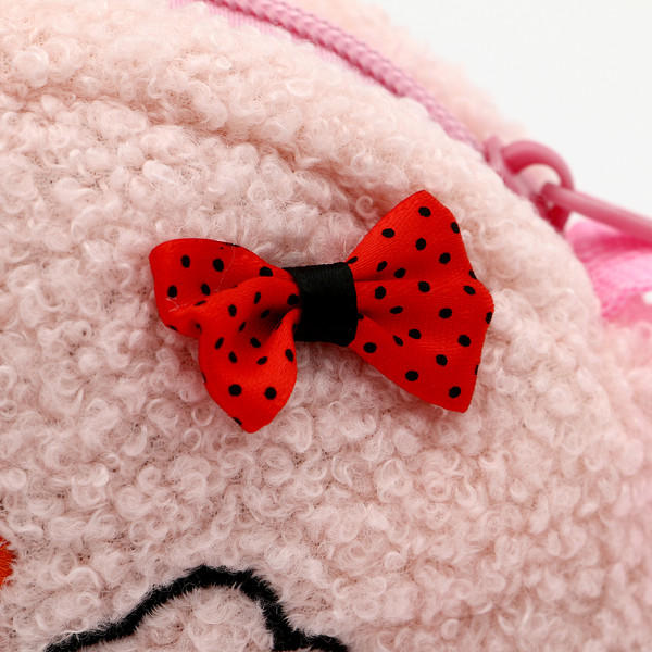 Изображение товара Детская сумка Sima-Land Мишка с бантиком / 10092607 (нежно-розовый)