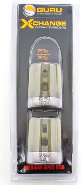 Изображение товара Кормушка рыболовная Guru X-Change Distance Feeder Solid Medium 20г+30г / GAD09