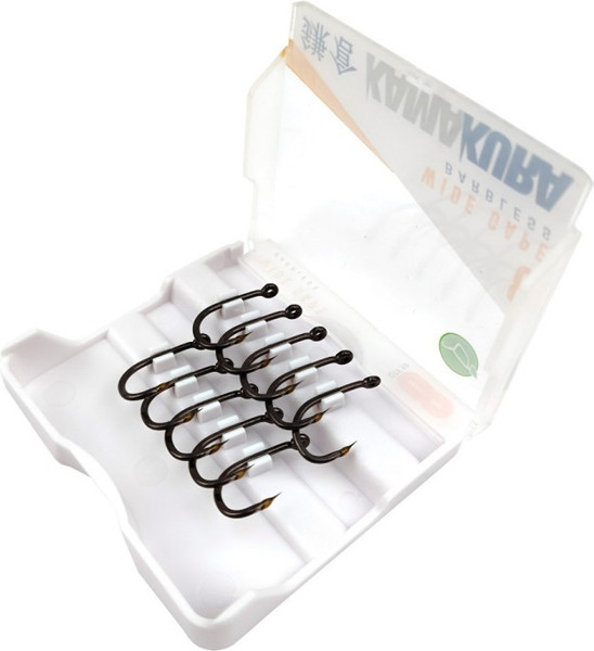 Изображение товара Набор крючков рыболовных Korda Kamakura Wide Gape Barbless №8 без бородки / KAM04