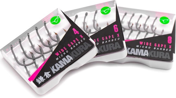 Изображение товара Набор крючков рыболовных Korda Kamakura Wide Gape X №6 микробородка / KAM29