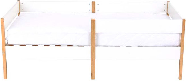 Изображение товара Кровать-тахта детская Polini Kids Simple 3435 / 0002786.163 (белый/дуб каменный)