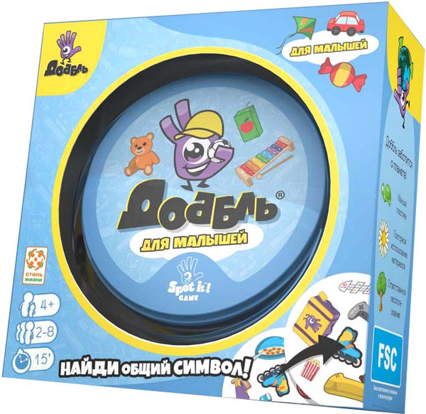 Изображение товара Развивающая игра Стиль Жизни Доббль. Дети / LS148