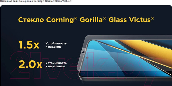 Изображение товара Смартфон POCO X6 5G 8GB/256GB (синий)