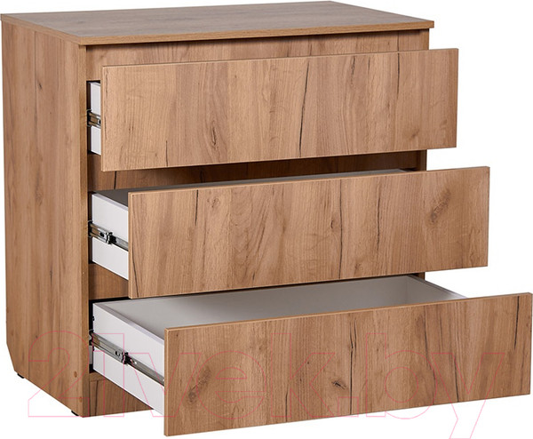 Изображение товара Комод пеленальный Polini Kids Simple 1980 / 0002323.171 (дуб крафт золотой)