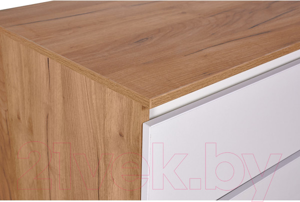 Изображение товара Комод пеленальный Polini Kids Simple 1980 / 0002323.173 (дуб крафт золотой/белый)