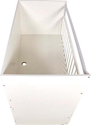 Изображение товара Детская кровать-трансформер Polini Kids Simple 1902 / 0002793.9 (белый)