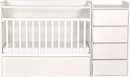 Изображение товара Детская кровать-трансформер Polini Kids Simple 1902 / 0002793.9 (белый)