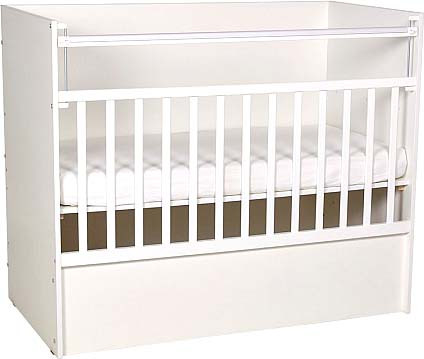 Изображение товара Детская кровать-трансформер Polini Kids Simple 1902 / 0002793.9 (белый)