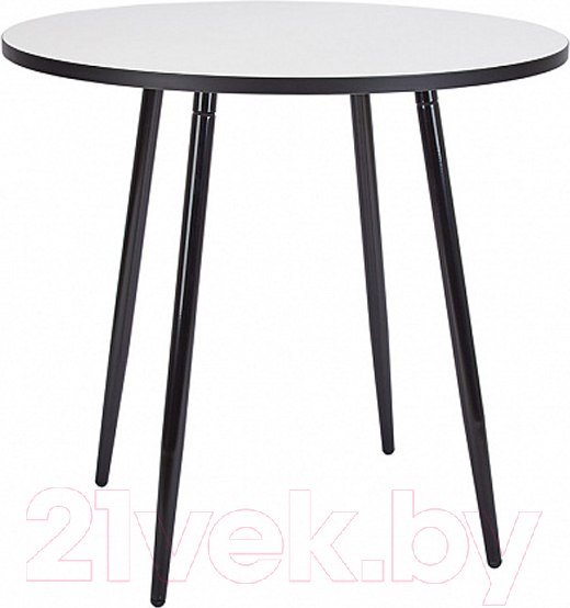 Изображение товара Обеденный стол Polini Kids Home London / 0002780.47 (белый/черный)