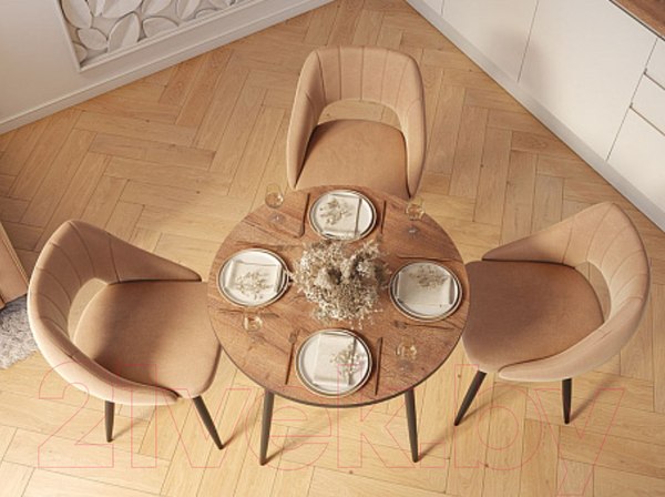 Изображение товара Обеденный стол Polini Kids Home London / 0002780.52 (дуб крафт/черный)