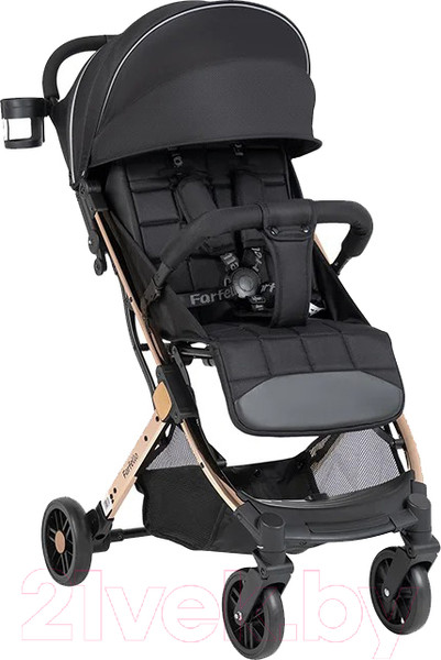 Изображение товара Детская прогулочная коляска Farfello Comfy Go Comfort / CG-401 (черное золото)
