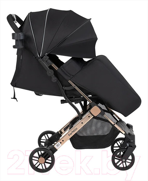 Изображение товара Детская прогулочная коляска Farfello Comfy Go Comfort / CG-401 (черное золото)