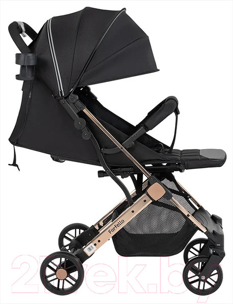 Изображение товара Детская прогулочная коляска Farfello Comfy Go Comfort / CG-401 (черное золото)