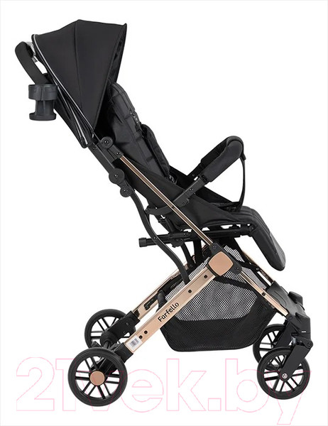Изображение товара Детская прогулочная коляска Farfello Comfy Go Comfort / CG-401 (черное золото)