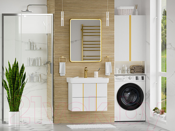 Изображение товара Тумба под умывальник Brevita Vega 70 / VEG-09070-0102Я