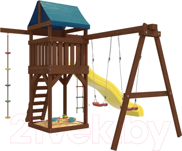 Изображение товара Игровой комплекс National Tree Company IgroWoods для улицы и дачи / ДП-1 Premium