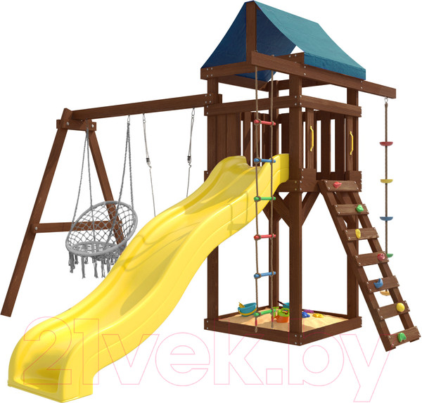 Изображение товара Игровой комплекс National Tree Company IgroWoods для улицы и дачи / ДП-2 Premium