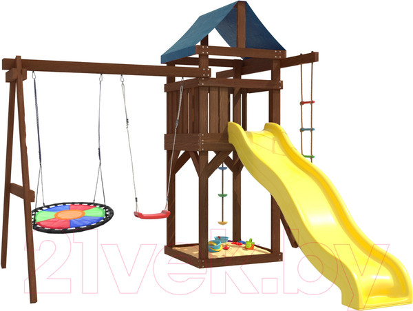 Изображение товара Игровой комплекс National Tree Company IgroWoods для улицы и дачи / ДП-8 Premium