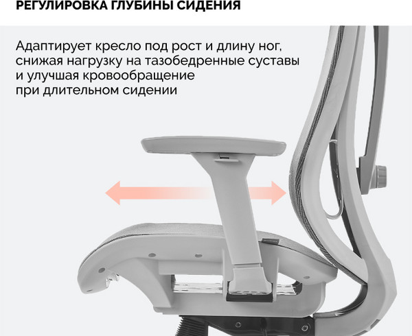 Изображение товара Кресло офисное Sparx FX-7 IT (Grey/Grey)
