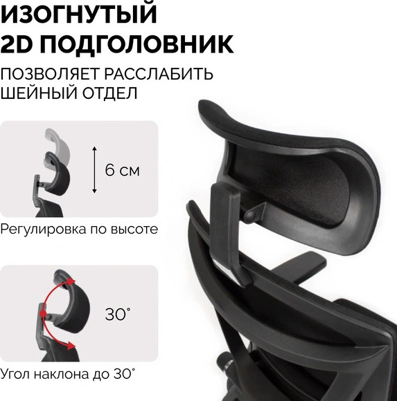 Изображение товара Кресло офисное Sparx FX-3 Hacker (Black/Black)