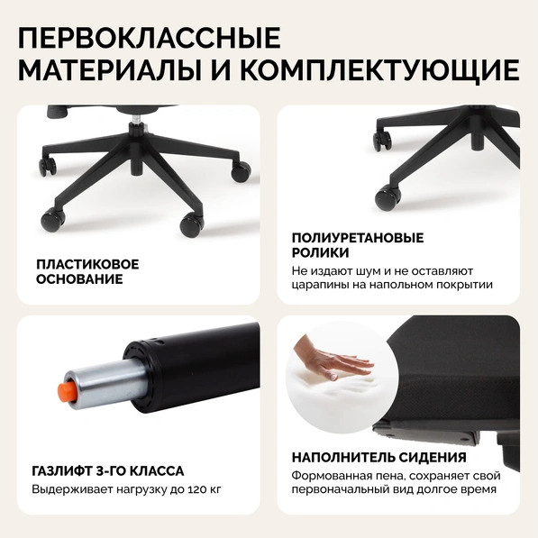 Изображение товара Кресло офисное Sparx FX-3 Hacker (Black/Black)