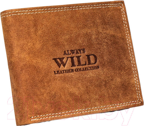 Изображение товара Портмоне Always Wild N992-P-CHM-1065 (коньячный)