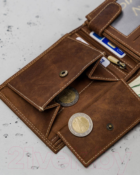 Изображение товара Портмоне Always Wild N992-P-CHM-1065 (коньячный)