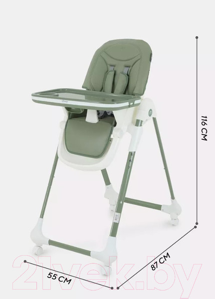 Изображение товара Стульчик для кормления MOWbaby Honey New / MBH170 (Green)