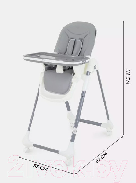 Изображение товара Стульчик для кормления MOWbaby Honey New / MBH170 (Grey)