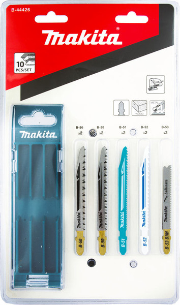 Изображение товара Набор пильных полотен Makita B-44426 (10шт)