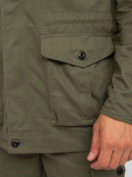 Изображение товара Костюм для охоты и рыбалки Huntsman Крафт Хаки Cotton (р. 52-54/182)