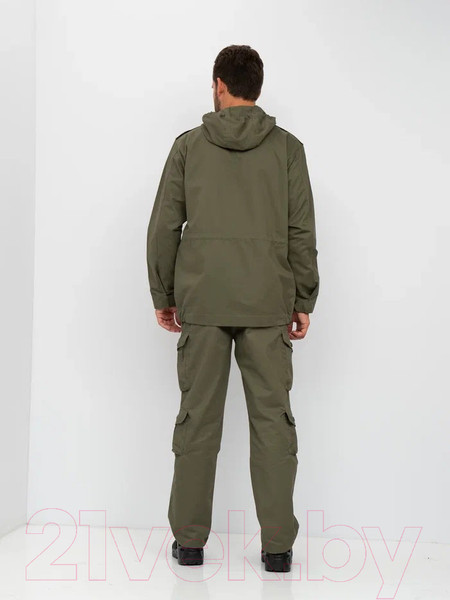 Изображение товара Костюм для охоты и рыбалки Huntsman Крафт Хаки Cotton (р. 52-54/182)