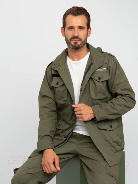 Изображение товара Костюм для охоты и рыбалки Huntsman Крафт Хаки Cotton (р. 52-54/182)