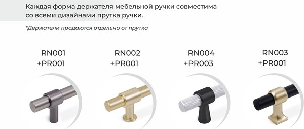 Изображение товара Ручка для мебели Boyard AL PR003SC.1/192