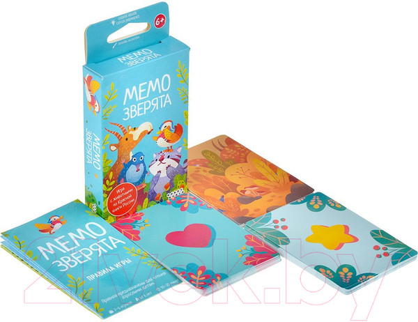 Изображение товара Настольная игра Мир Хобби Мемо Зверята / 915863