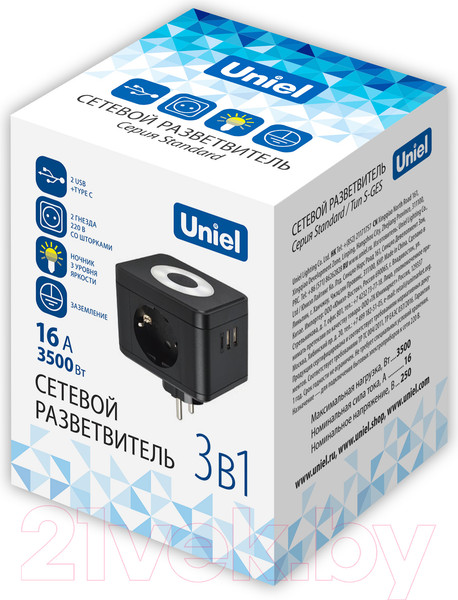 Изображение товара Электроразветвитель Uniel UL-00011246