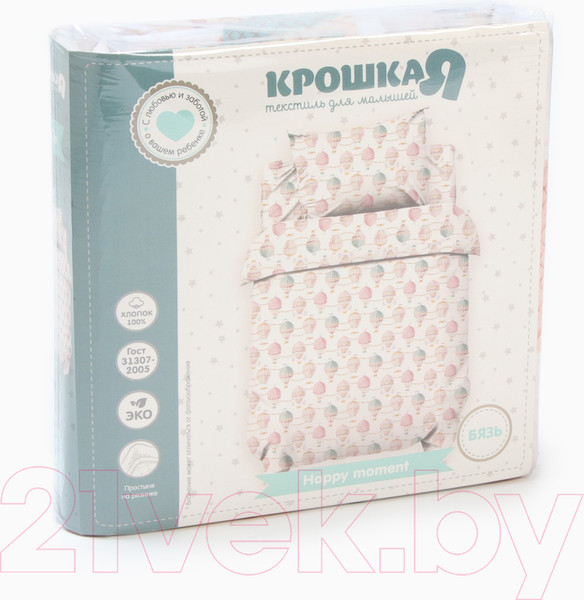 Изображение товара Комплект постельный для малышей Крошка Я Happy Moment / 10389466