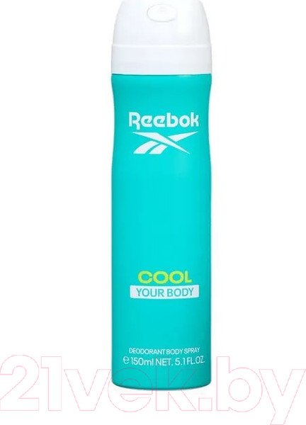 Изображение товара Парфюмерный набор Reebok Cool Your Body For Woman Туалетная вода+Дезодорант-спрей (100мл+150мл)