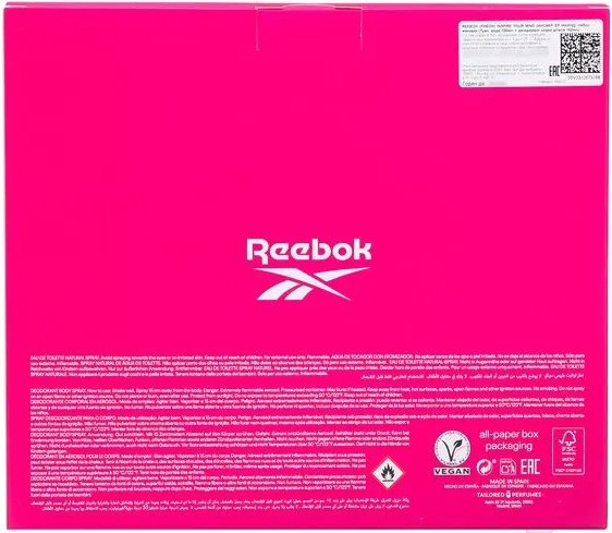 Изображение товара Парфюмерный набор Reebok Inspire Your Mind For Woman Туалетная вода+Дезодорант-спрей (100мл+150мл)