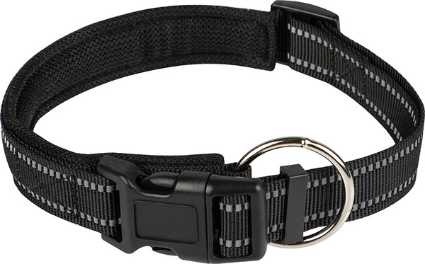 Изображение товара Ошейник Рыжий кот 108056 (33-41см, черный)