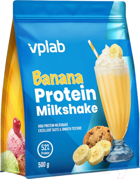 Изображение товара Протеин Vplab Milkshake (500г, банан)