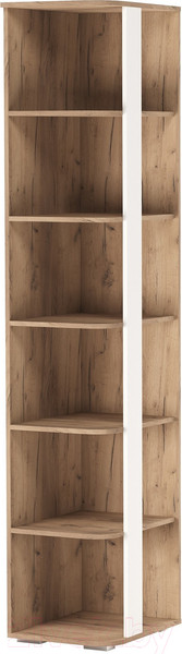 Изображение товара Угловое окончание для шкафа Памир Гретта (крафт золотой/белый)