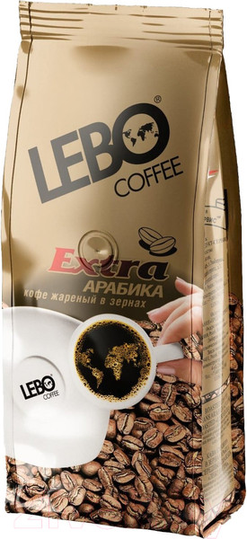 Изображение товара Кофе в зернах Lebo Extra Арабика среднеобжаренный (500г)