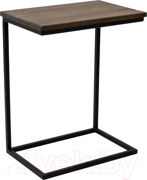 Изображение товара Приставной столик Stal-Massiv Hawk (дуб мореный/черный)